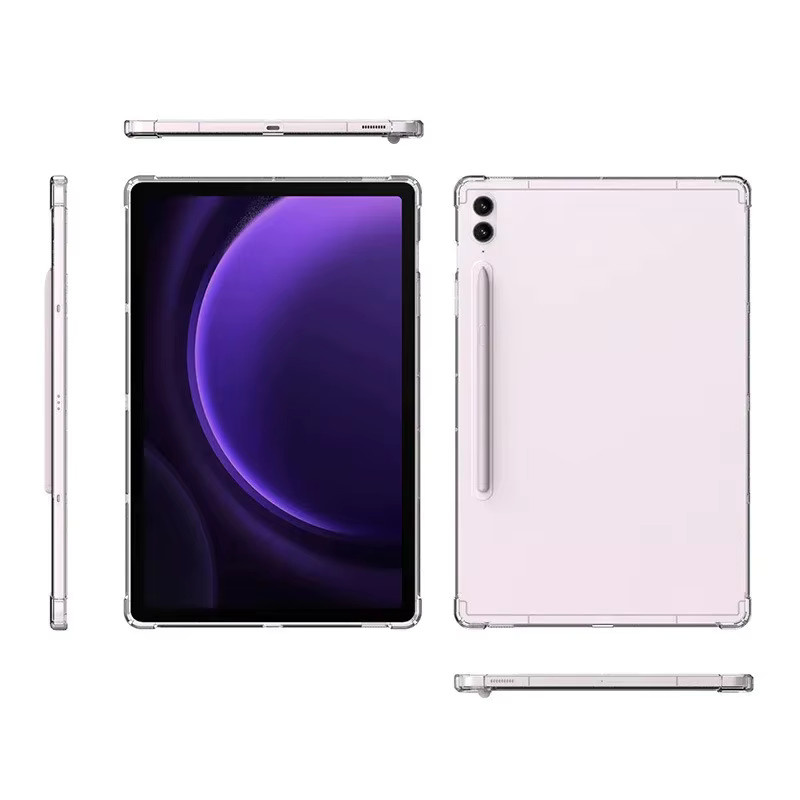 Transparente TPU-Hülle für Samsung Galaxy Tab S10 Ultra SM-X920, X926B und Tab S10+ 5G SM-X826B, weiche Tablet-Abdeckung in Klar - Bild 2