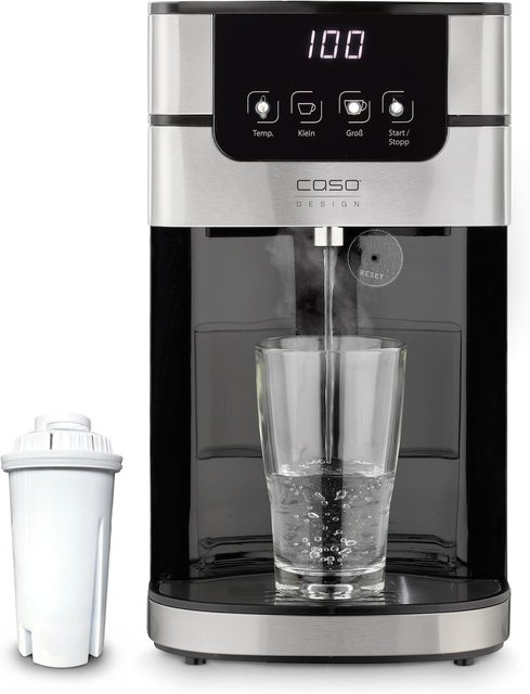 CASO PerfectCup 1000 Pro Turbo Heißwasserspender in Silber mit Touch-Display und Kalkschutzfilter - Bild 2