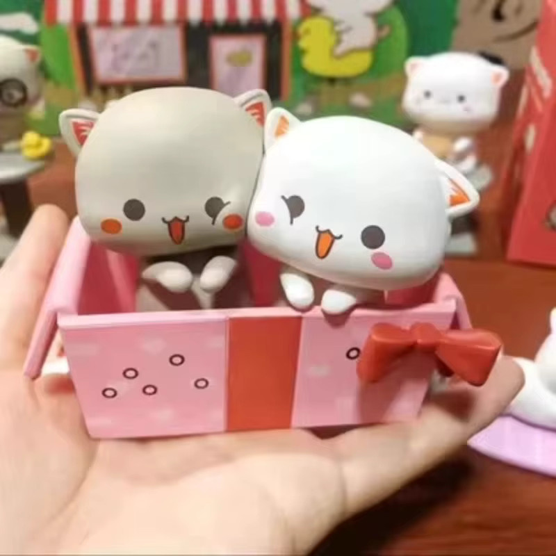 TAKARA TOMY Cartoon Anime Pfirsich Katze V2 Blind Box Figur, Puppe, Kunststoff - Bild 3