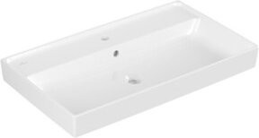 V&B Schrankwaschtisch Collaro mit Überlauf, weiß, B: 80 cm, T: 47 cm - Bild 1