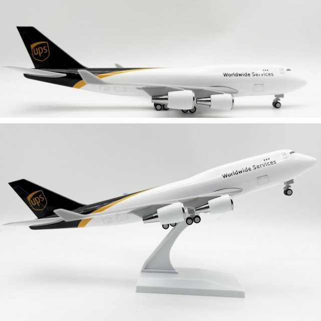 ZOCO UPS B747 Flugzeugmodell-Bausatz, Maßstab 1:240, Harz - Bild 1