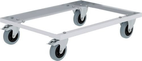 MUNK Günzburger Steigtechnik Transportwagen aus Aluminium in Silber, B/T: 80 x 60 cm - Bild 1