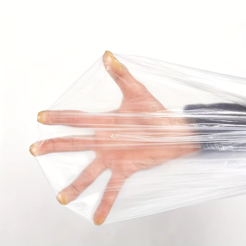50 Stück Garvonti Müllbeutel aus Kunststoff, transparent und auslaufsicher, verstärkte Mülltaschen für Haushalt und Hotel - Bild 1