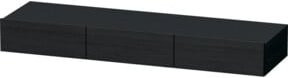 Duravit Schubkastenablage DuraStyle mit 3 Schubladen in Schwarz, B: 150 cm, T: 44 cm - Bild 1