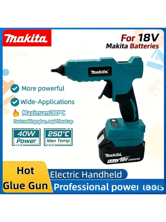 Makita Akku Heißklebepistole für Profis in Petrol - Bild 6