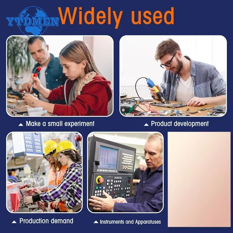 YTDMEN Kupferkaschierte FR4 Einseitige Laminat Platine DIY Universal Board B/B: 20 x 30 cm - Bild 2