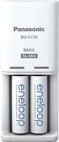 Panasonic eneloop Compact Charger BQ-CC50 Ladegerät für AA und AAA Akkus in Weiß - Bild 2