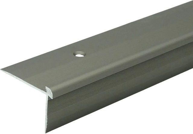 Döllken Winkel-Abschlussprofil LVT aus Aluminium in Silber, B/H/T: 20 mm x 3,5 mm x 1000 mm - Bild 1
