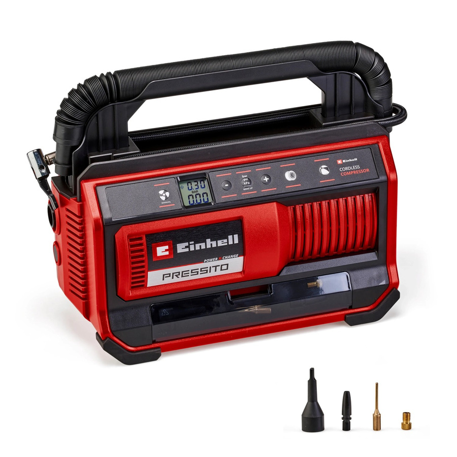 Einhell Akku-Kompressor Pressito 18/25 Power X-Change in Rot - Bild 2