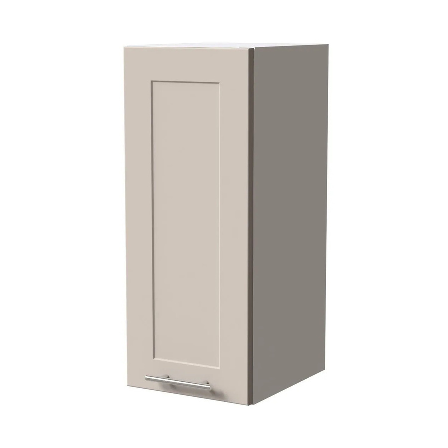 Feldmann-Wohnen Hängeschrank Oslo Küchenschrank Weiß und Kaschmir Matt mit Soft-Close-Türen, B/T/H: 30 x 32,5 x 72 cm - Bild 2