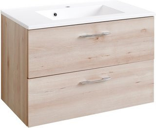 HELD MÖBEL Waschtisch Portofino in Mehrfarbig, Wandmontage, B/H/T: 80 x 54 x 47 cm - Bild 1