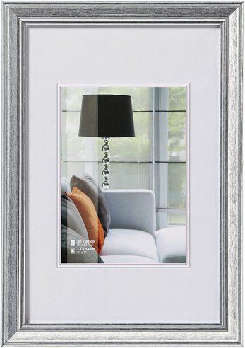 Walther Design Lounge Bilderrahmen Silber, Rechteckig, B: 21 cm, H: 30 cm - Bild 1