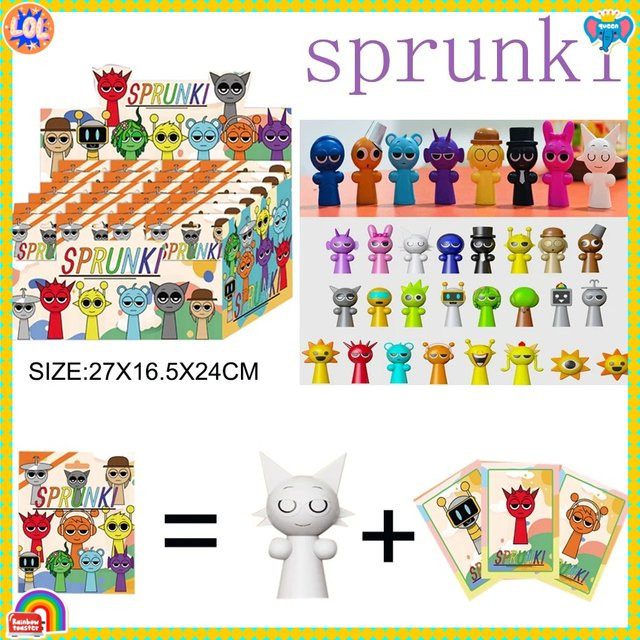 Bandai Sprunki Charaktermodelle, Actionfiguren, 2-teiliges Set - Bild 1