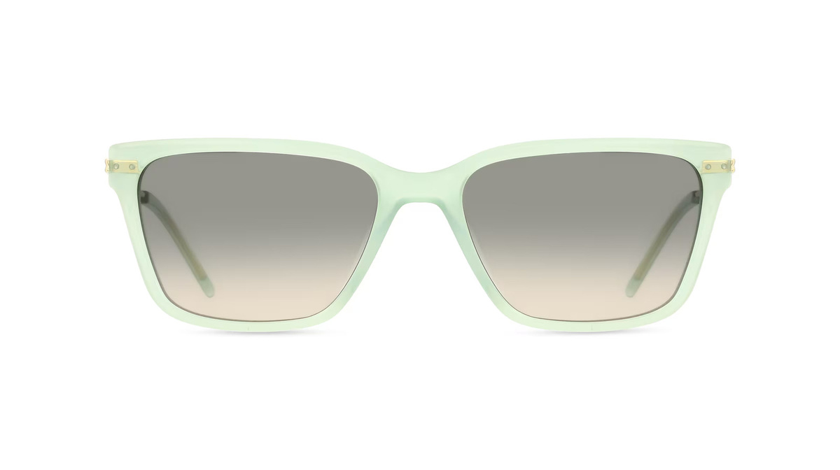 DKNY DK713S Sonnenbrille Butterfly, Vollrand, Acetat, Unisex, grün - Bild 1