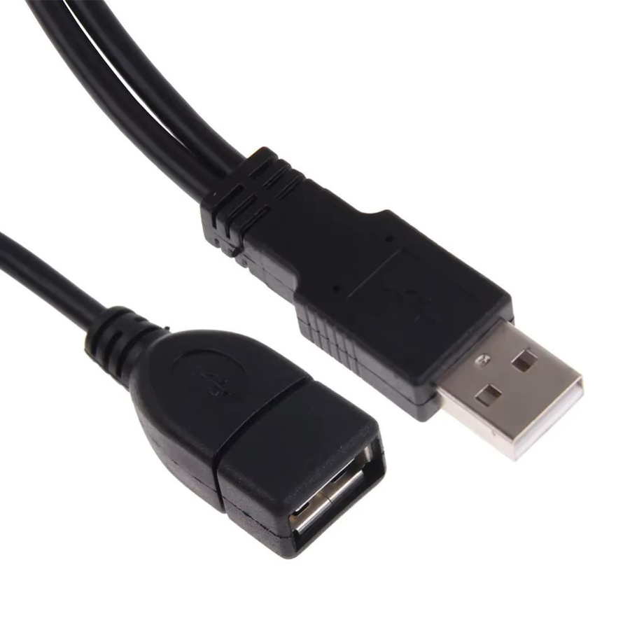 REAZOBI USB 3.0 Doppel-Adapter Kabel von einem auf zwei USB-A Buchsen, Lade- und Datenkabel in Schwarz - Bild 3