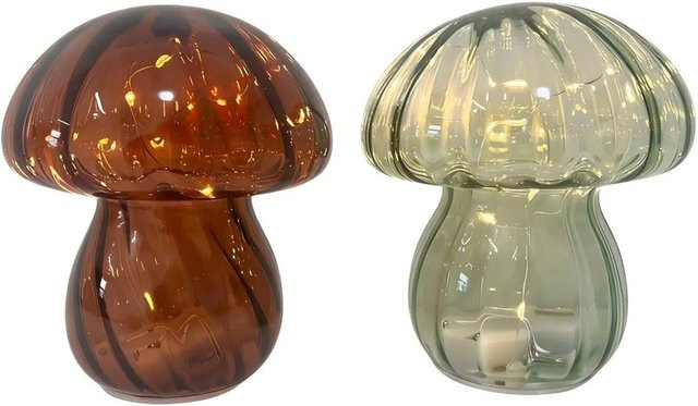 Boltze Deko-Aufsteller Pilz Arkell, 2-fach sortiert, mehrfarbig, Höhe: 10,5 cm - Bild 1