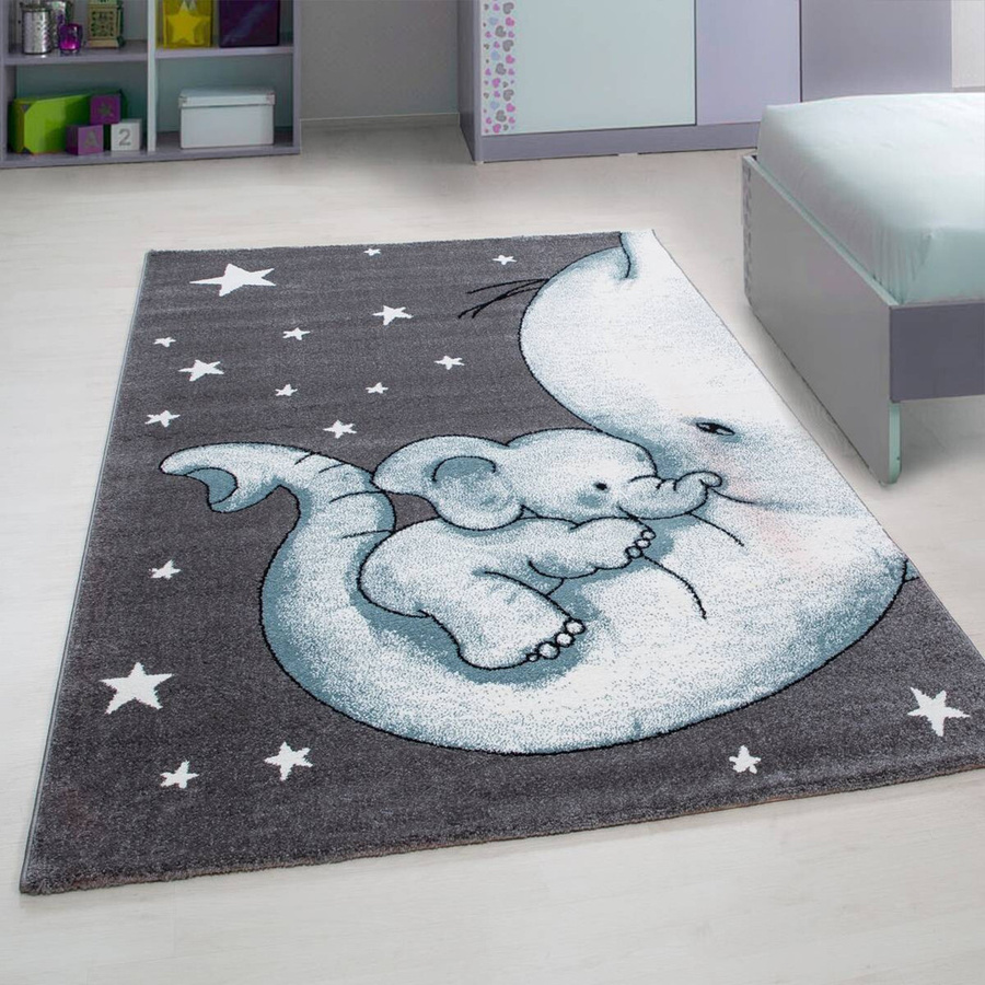 Ayyildiz Kinderteppich Kids Blau B/L: 120 x 170 cm - Bild 2