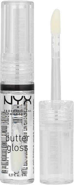 NYX Professional Makeup Butter Gloss Lipgloss, Sugar Glass, 8 ml - Bild 1