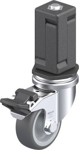 Blickle LRA-PATH 50G-FI-EV05 Lenkrolle mit Feststeller, grau, Rad-Durchmesser: 50 mm, Tragfähigkeit: 75 kg - Bild 1