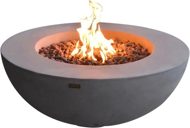 Elementi Gasfeuerstelle Ätna Feuertisch in Beton-Optik Grau aus Faserbeton und Edelstahl, B/T/H: 107,0 x 60,5 x 40,0 cm - Bild 4