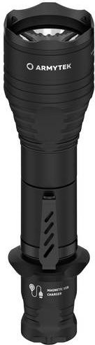 ArmyTek Viking Pro Warm LED Taschenlampe in Schwarz mit 2050 Lumen und USB-Ladefunktion - Bild 1