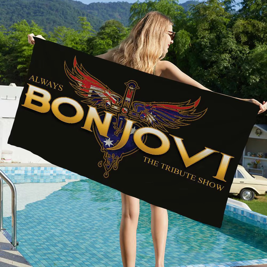 B-BonS J-Jovi Strandtuch für Mädchen, buntes Mikrofaser-Badetuch, schnell trocknend und sandfrei, Multicolor - Bild 3