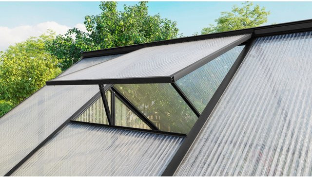 Vitavia Alu-Dachfenster Triton ohne Glas in Schwarz, B/H: 61,5 x 66,7 cm - Bild 1