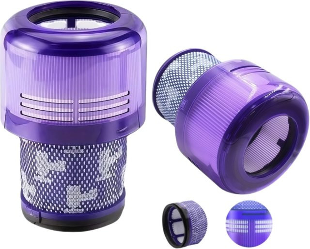 2er-Pack HEPA-Filter Ersatz für Dyson V11 und V15 Detect kabellose Staubsauger in Purple - Bild 1