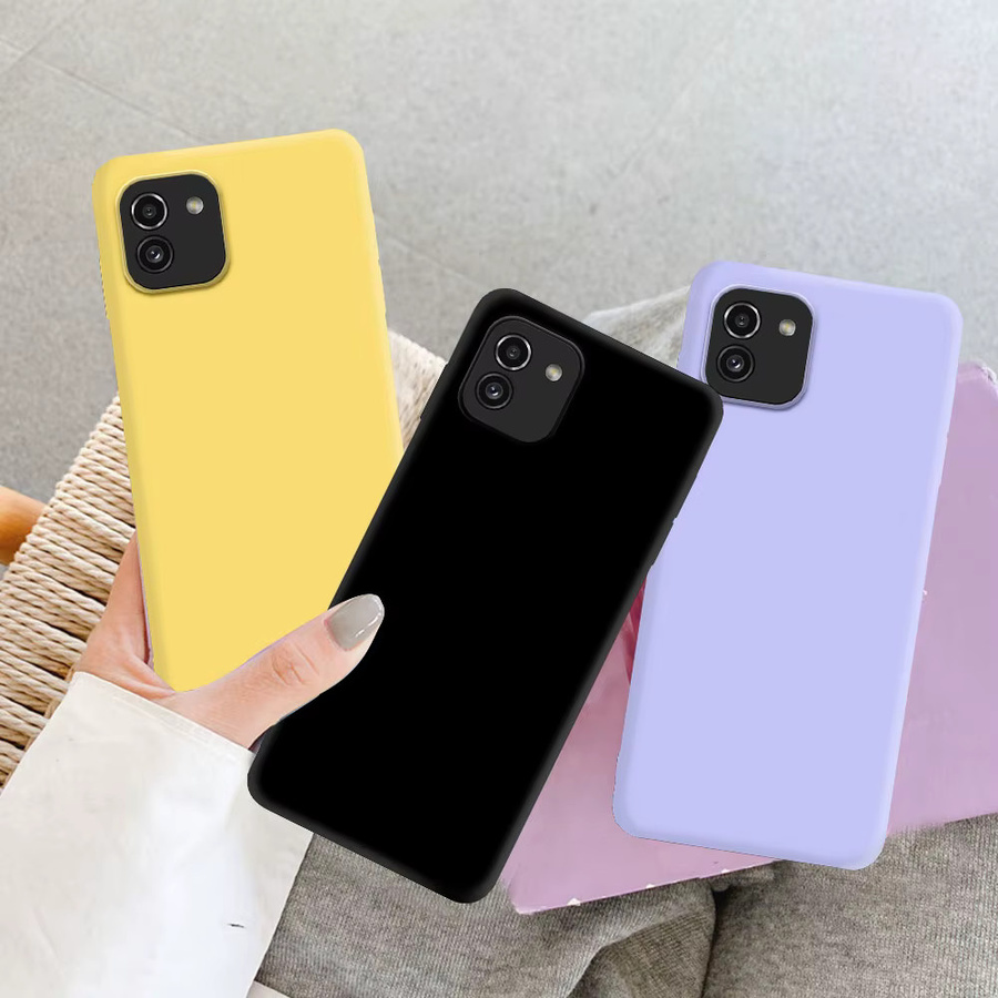 Flexible Silikon Handyhülle für Samsung Galaxy A03 A04 A04s A04e A05 A05s A13 A23 A33 A14 A24 A34 A54 A25 4G 5G in Schwarz und Multicolour - Bild 3