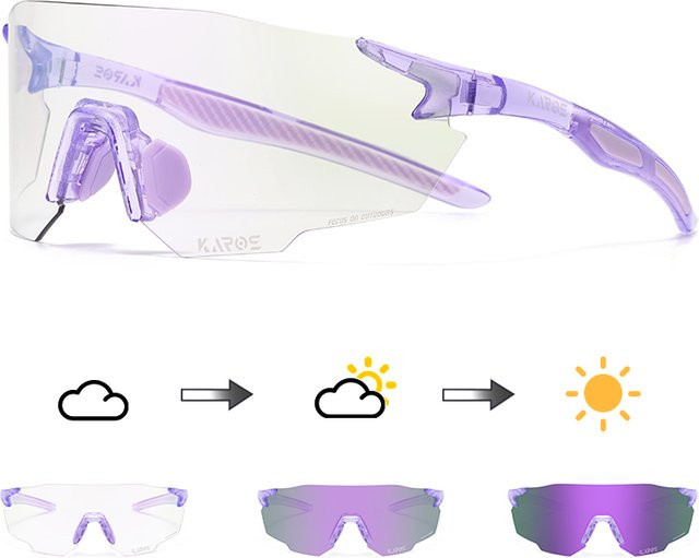 KAROS Sportsonnenbrille Photochrome, Unisex - Bild 1