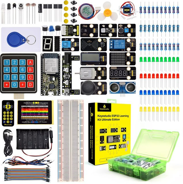 Keyestudio Ultimate ESP32 Lern-Starter-Kit mit 117 Projekt-Tutorials, kompatibel mit Arduino ESP32, Multicolor - Bild 1
