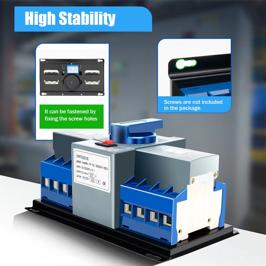 4P 63A PRO Dual Power Automatic Transfer Switch für Generator zur Stromversorgung - Bild 5