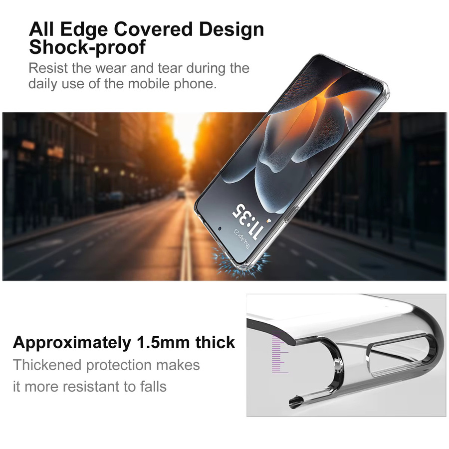 IMAK UX-10 Transparente TPU Schutzhülle für Moto Edge 70 Ultra Fusion, X70 Air Pro und Signature 5G - Bild 2