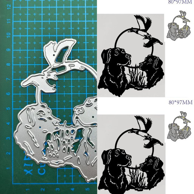 Kid Dog Metall Schneidwerkzeuge für DIY Scrapbooking, Album Prägung und Papierkarten zur dekorativen Handarbeit - Bild 1