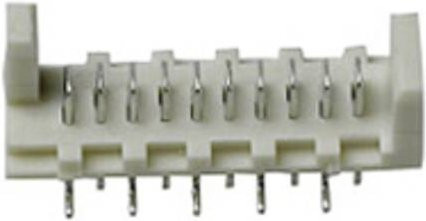 Molex Einbau-Stiftleiste Standard 16-polig in Weiß und Silber mit 1,27 mm Rastermaß - Bild 1