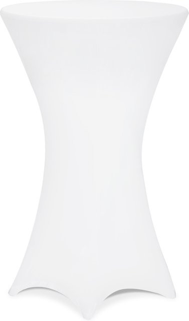 Detex® Stehtischhusse rund in Weiß, Durchmesser: 80 cm - Bild 1