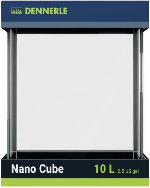 Dennerle Aquarium Nano Cube 10 aus transparentem Klarglas - Bild 1
