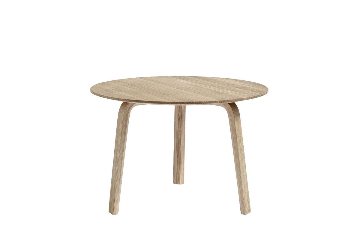 HAY Bella Couchtisch aus Eichenholz in Beige, Durchmesser: 60 cm, Höhe: 39 cm - Bild 2