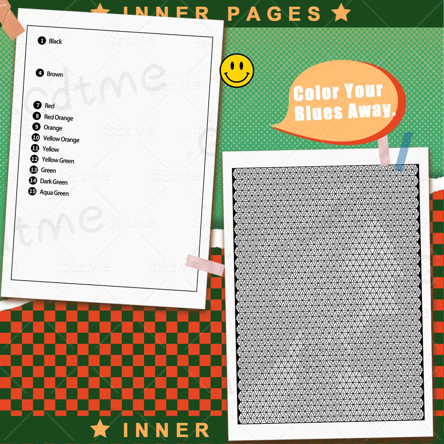 Mystery Mosaike Pixel Art Malbuch für Entspannung mit bunten Graffiti-Motiven in Multicolor - Bild 4