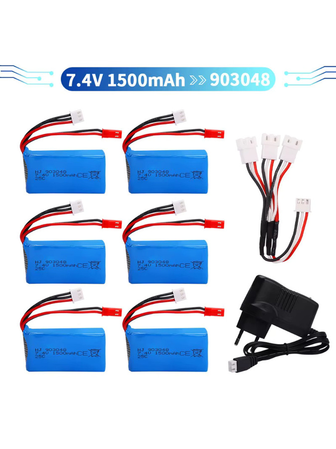 jiaojiren Lipo Batterie für Wltoys V353 A949 A959 A969 A979 k929, Zubehör - Bild 3