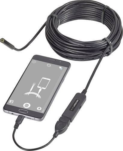 Voltcraft VC-8919590 USB-Endoskop in Schwarz mit 8 mm Sondendurchmesser und 9,85 m Sondenlänge - Bild 1