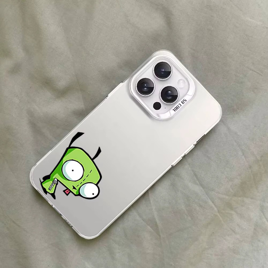 Mesuca Handyhülle mit Zim Cartoon Design für iPhone 11 bis iPhone 17 Pro Max und weitere Modelle - Bild 2