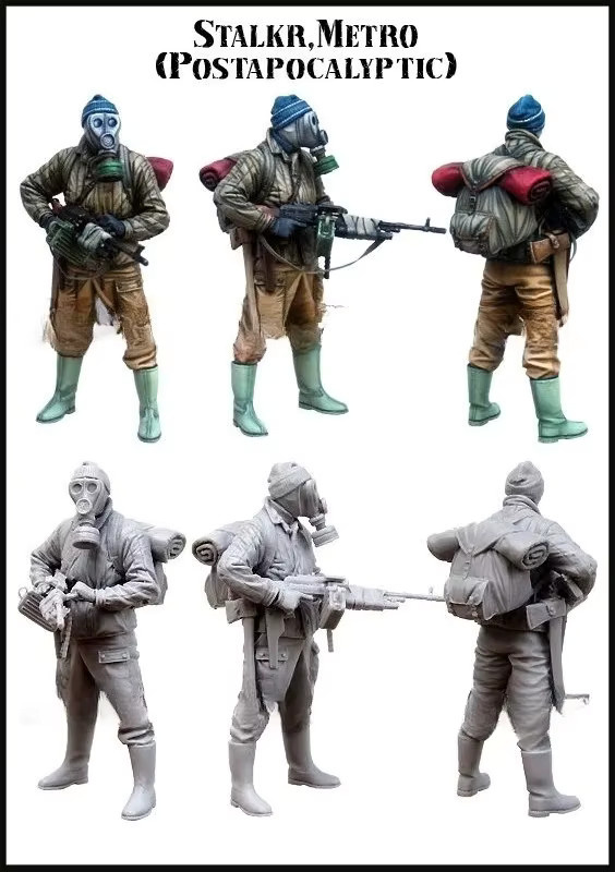 BAANFU Post-Apokalyptischer Stalker-Soldat, Fantasy-Miniatur, 1:35, 1-teiliges Set - Bild 2