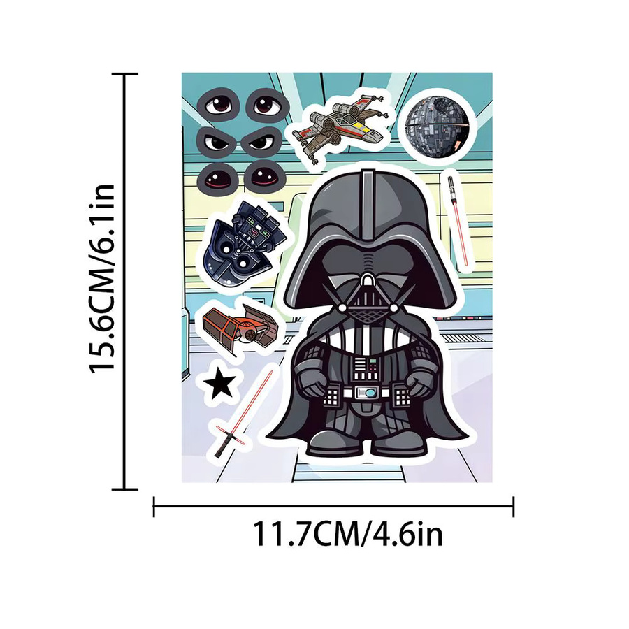 Star Wars Aufkleber, Puzzle, 8-teiliges Set - Bild 4
