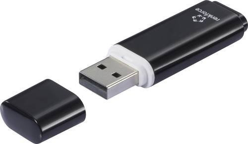 Renkforce USB-Stick RF-USBS-210 mit 64 GB Speicherplatz, USB-A Anschluss, Schwarz - Bild 1