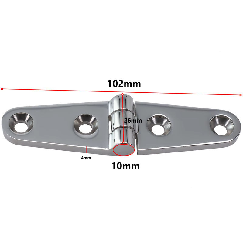NIGHTKIST Bootsscharnier aus Edelstahl 316 für Schranktüren, Fenster und Marine-Yacht-Hardware - Bild 3