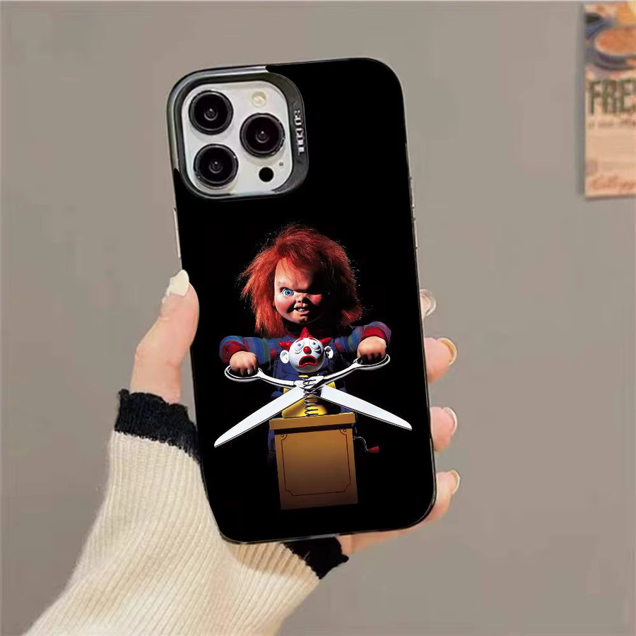 Mesuca Chucky Horror Puppen Handyhülle für iPhone, bunt - Bild 2