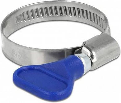Delock 19515 Schlauchschellen Set aus Edelstahl in Silber, Bündel-Ø min. 25 mm, Bündel-Ø max. 40 mm, 5 Stück - Bild 1