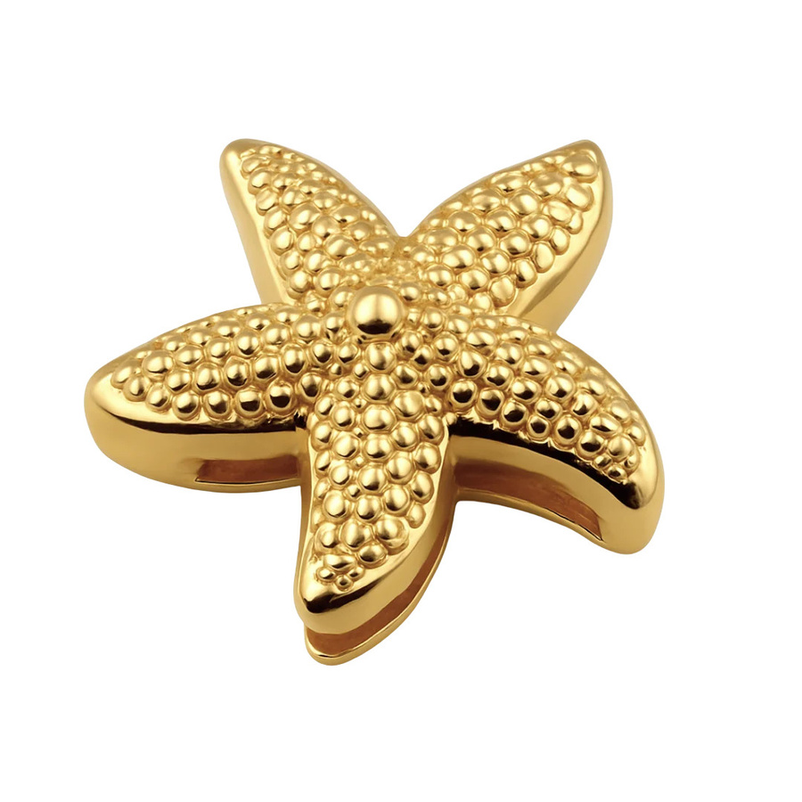 Heideman Charm Seestern, Edelstahl, Gold, Unisex - Bild 1