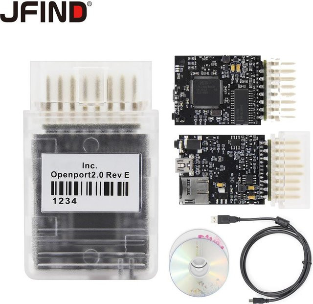 Tactrix Openport 2.0 ECU-Tuning-Tool OBD2 Autodiagnosescanner mit Offenem Port und J2534 Vollchip in Grau - Bild 1
